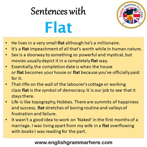 flattened in English .